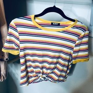 Striped Crew Neck Shirt
